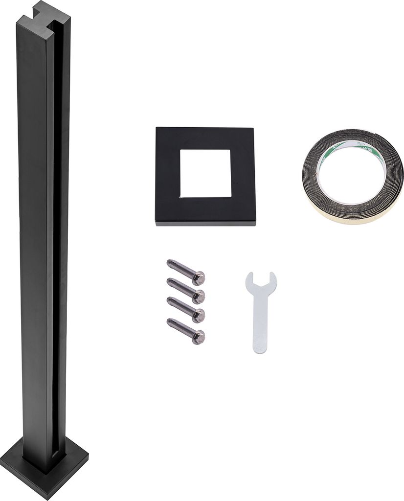 SucceBuy pince à verre, 41,34" de haut support de rampe en Image du produit 