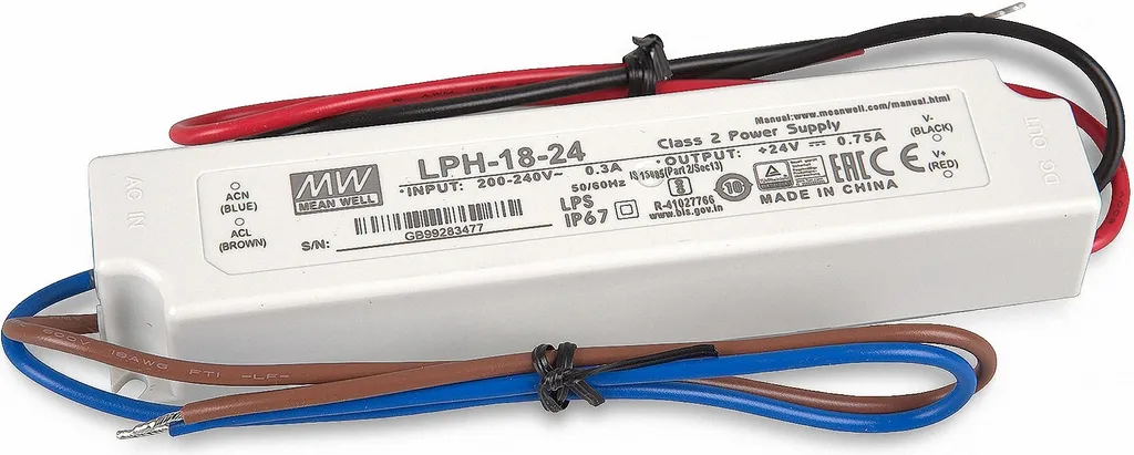 Mean Well LPH-18-24 Alimentation LED 18W 24V DC Courant Constant