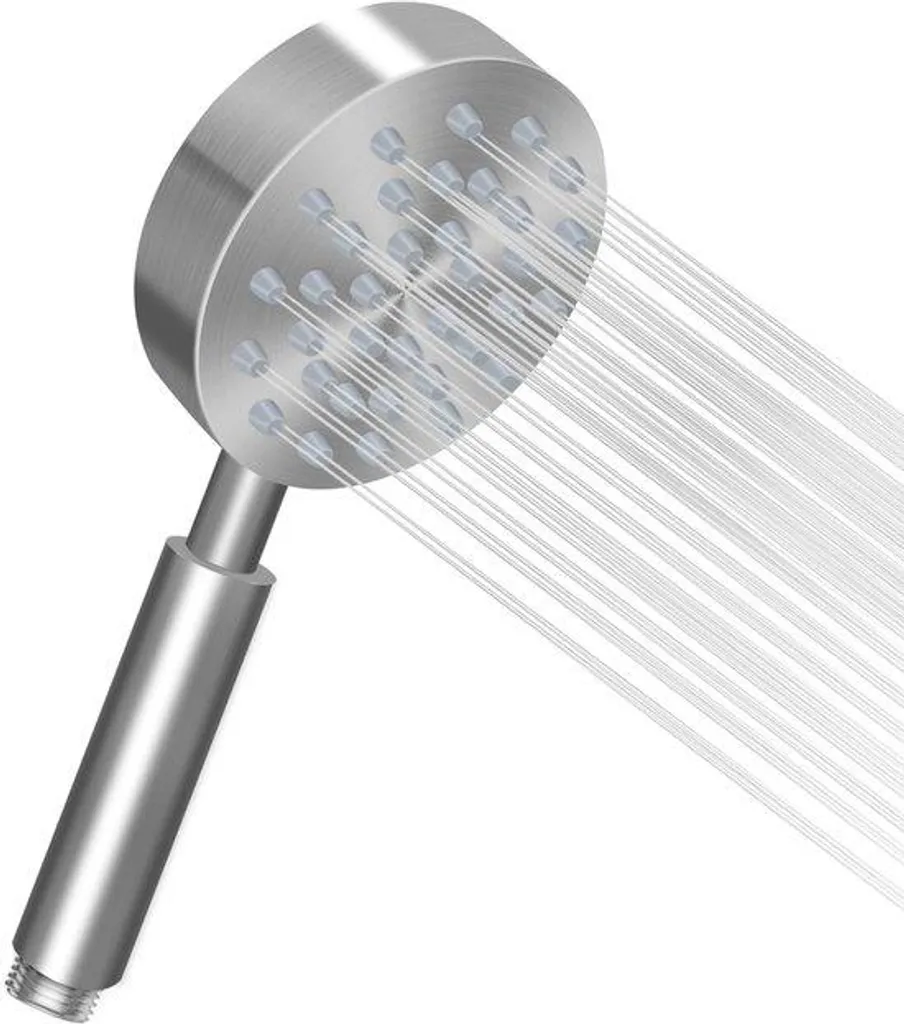 Douchette à main haute pression effet pluie en acier inox pour la maison