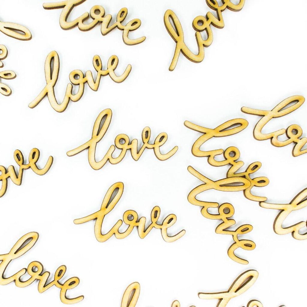 Oblique Unique Love Konfetti 18 Stk Hochzeit Liebe Produktbild 