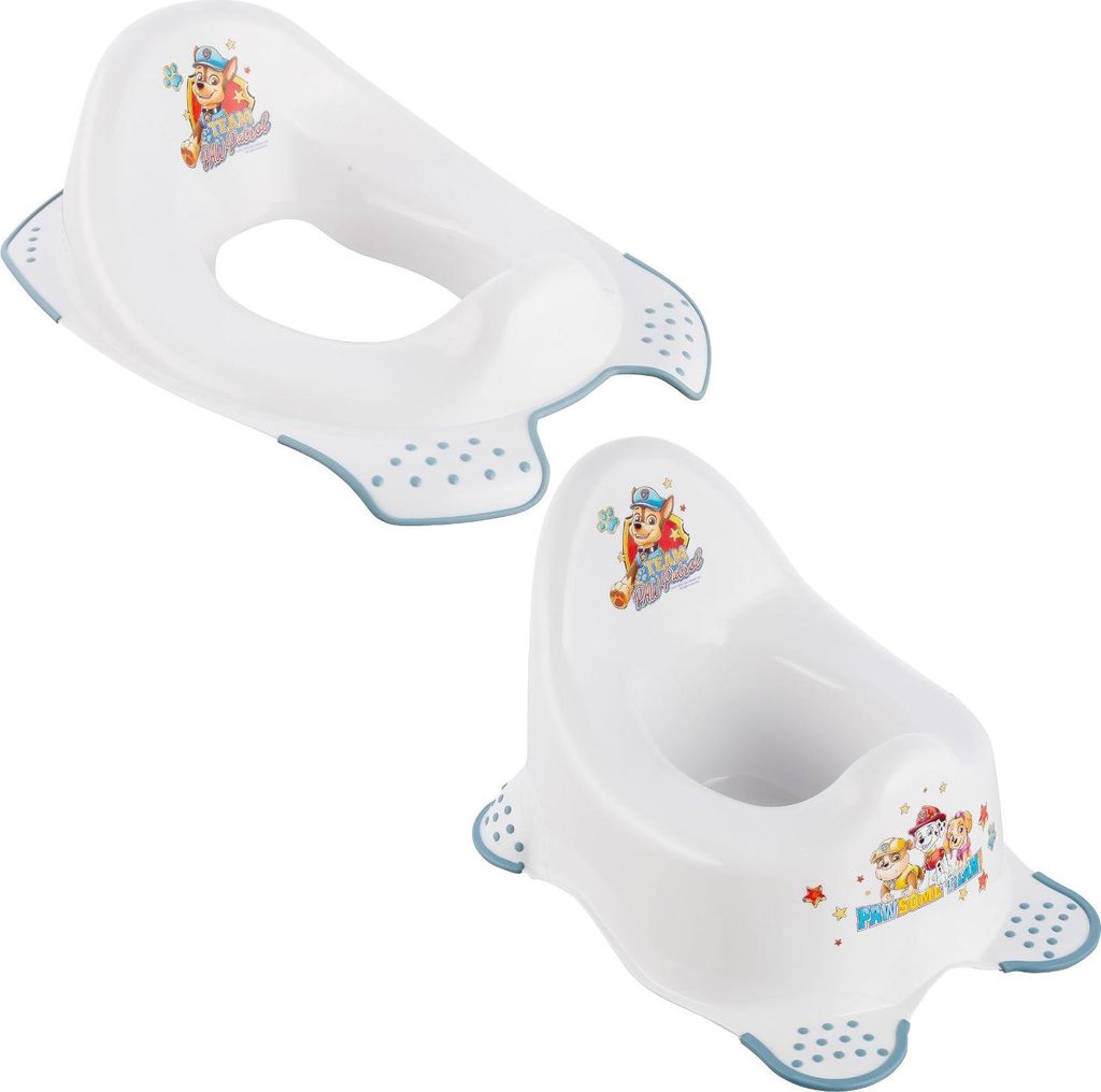 Paw Patrol Anti-Rutsch-Toilettensitzbezug - Anti-Rutsch-Töpfchen Weiß Max 15kg