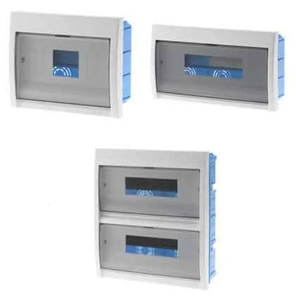 Coffret de distribution 24 modules encastrable - Blanc - 340x310x90mm - 2