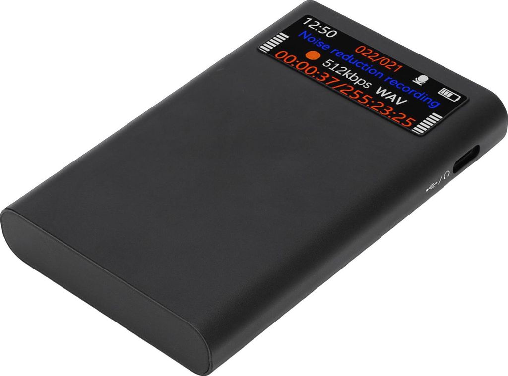 Magnetischer digitaler Sprachrekorder 700 Stunden Akkulaufzeit Geräuschunterdrückung Aufnahmegerät mit einem Klick für Unterricht, Besprechunge...