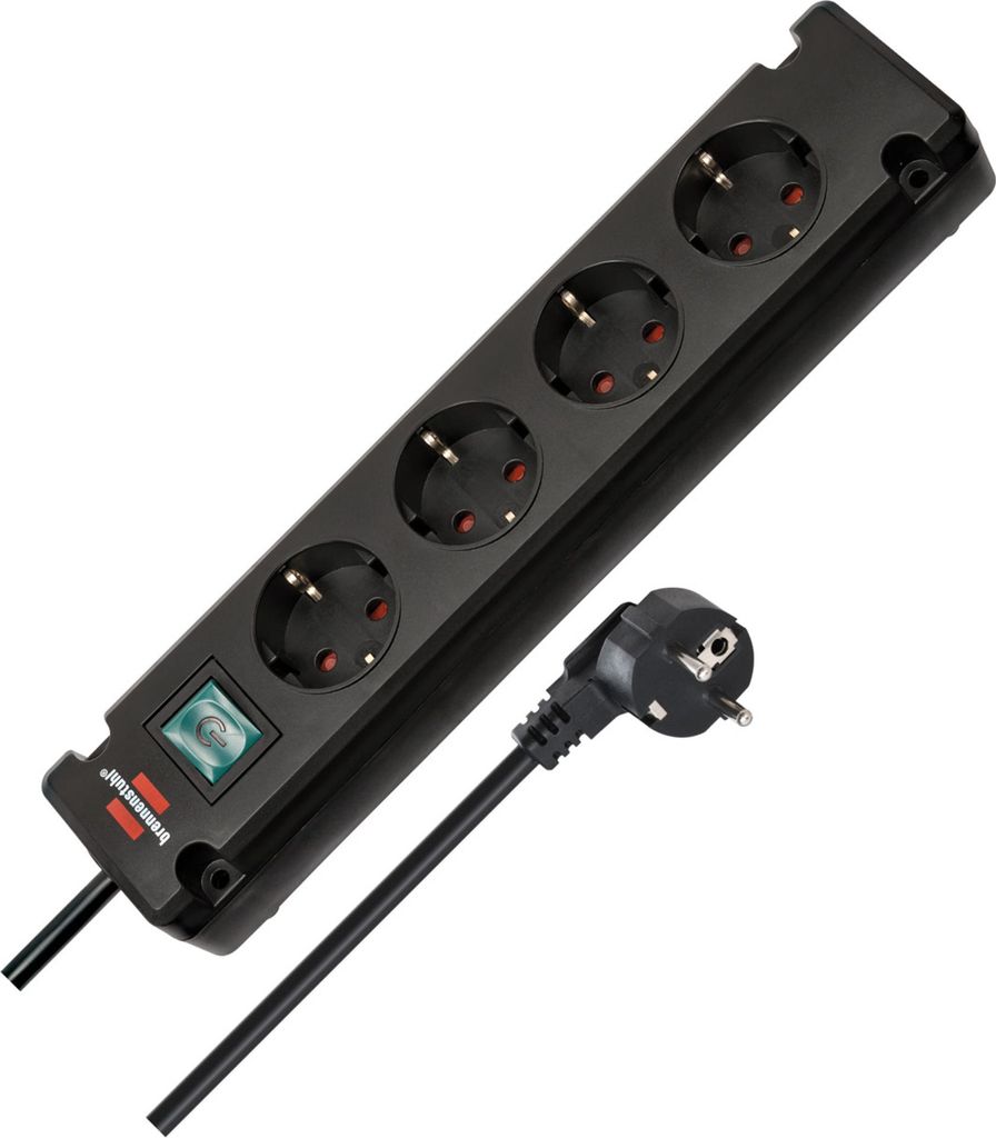 Brennenstuhl 1150650326, 3 m, Drinnen, Abgewinkelt, IP20, Produktbild 