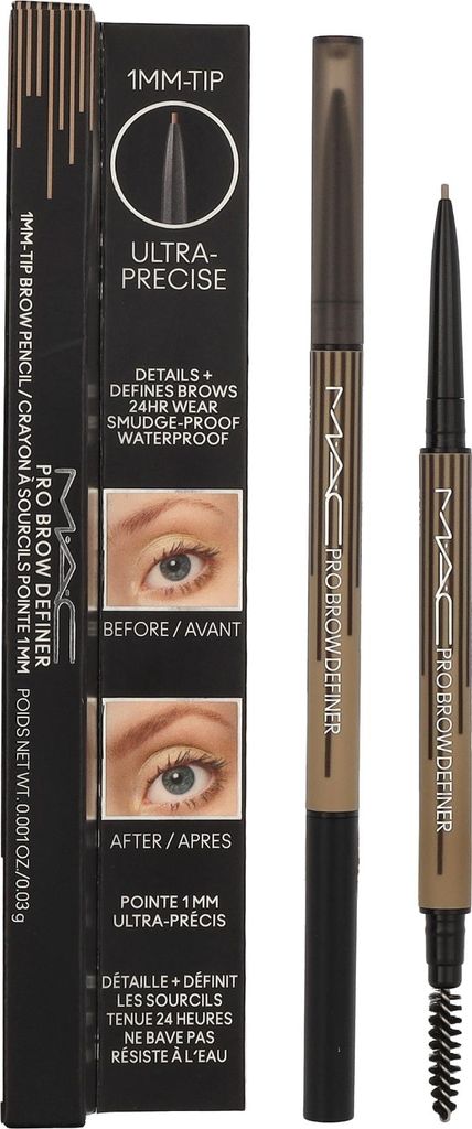MAC Pro Brow Definer 1 Mm Tip Brow Pencil 24 Hour Waterproof Fling 0,03 g