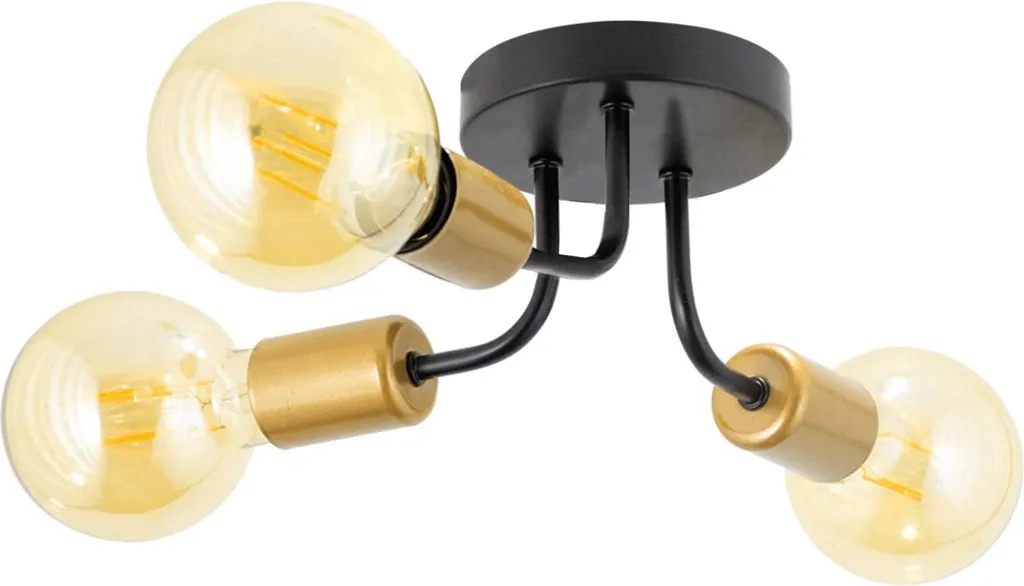 Lampada da Soffitto tooLight App1117-3C: Eleganza Minimalista Black