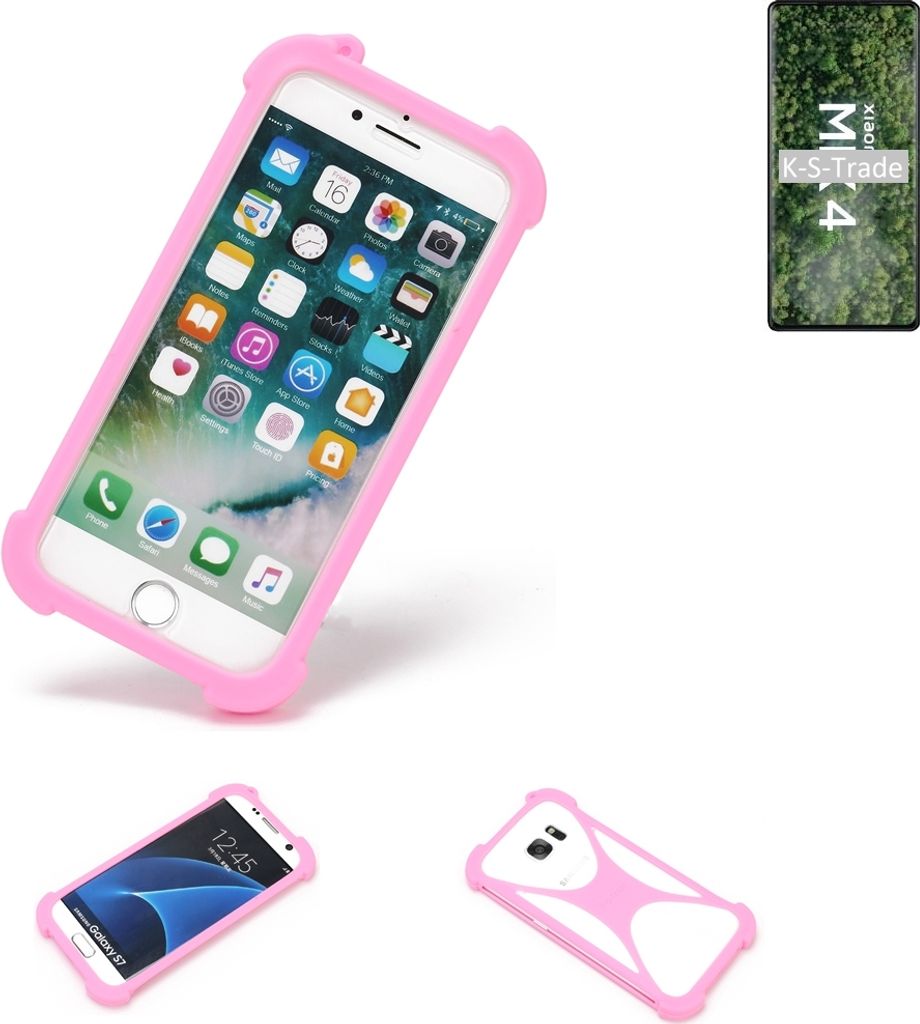 K-S-Trade Handy Hülle kompatibel mit Xiaomi Mi MIX 4 Schutz Hülle Bumper Silikon Schutz Hülle Cover Case Silikoncase Silikonbumper TPU Softcase