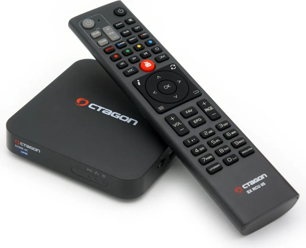 Boîtier Streaming 4K Octagon SX988 Linux Enigma2 pour IPTV et VOD