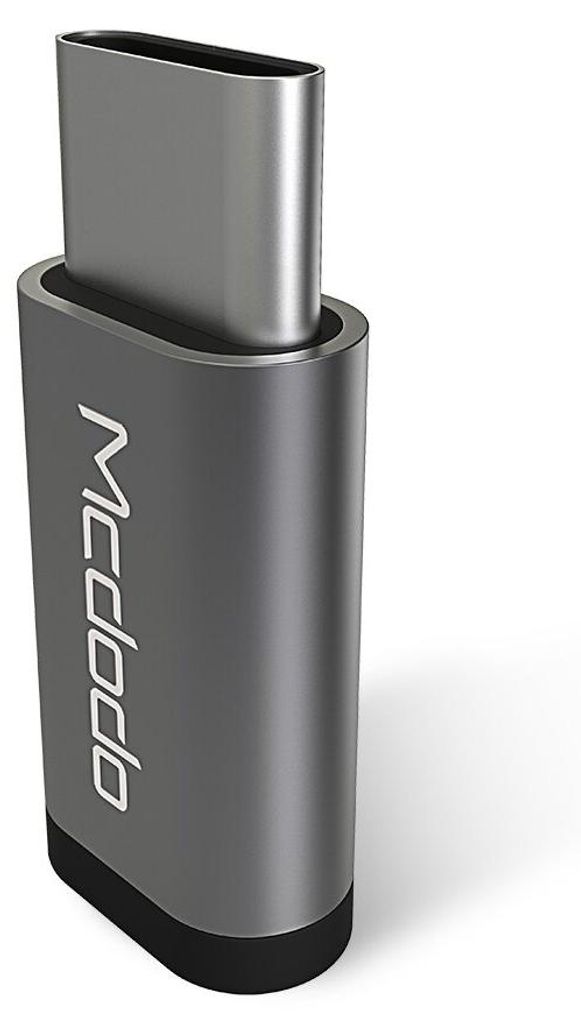 Mcdodo Adapter Micro-USB auf Typ-C (USB-C) klein kompakt Datentransfer Aufladung Ladeadapter Datenadapter in Silber