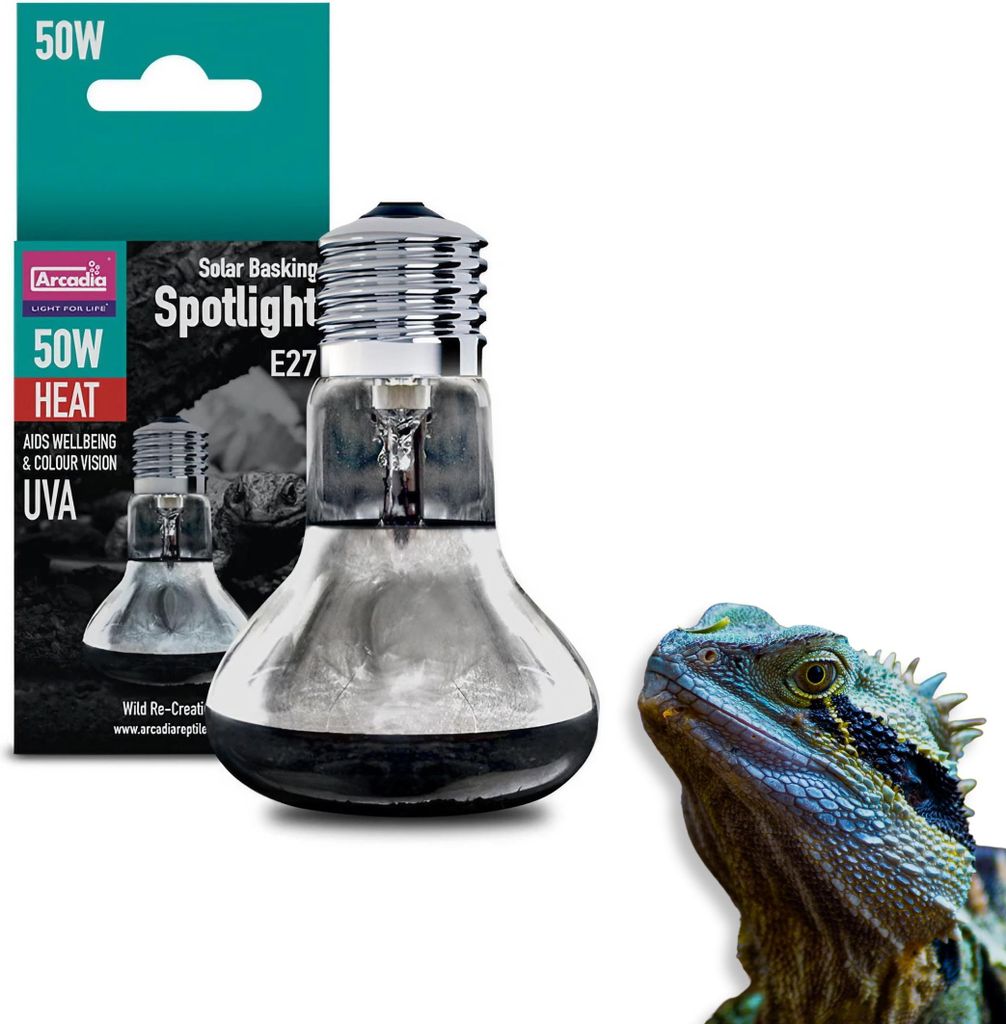 ARCADIA 2800K Solar Basking SPOT (UVA) 50W Wärmelampe