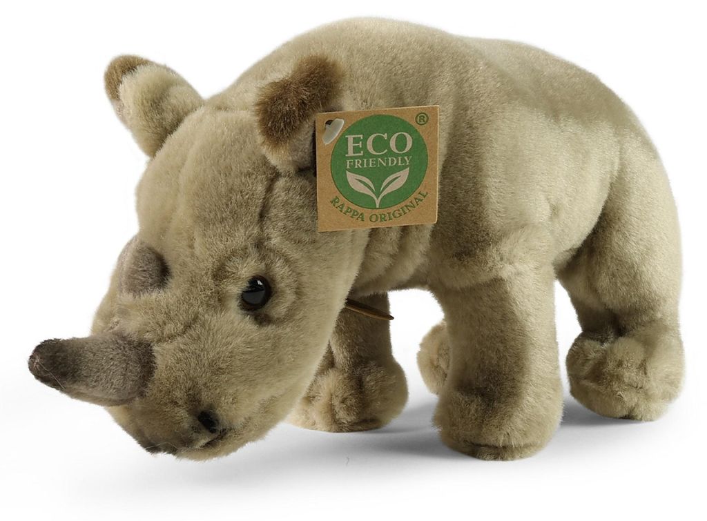 Rhinocéros en peluche 23 cm ÉCOLOGIQUE Image du produit 