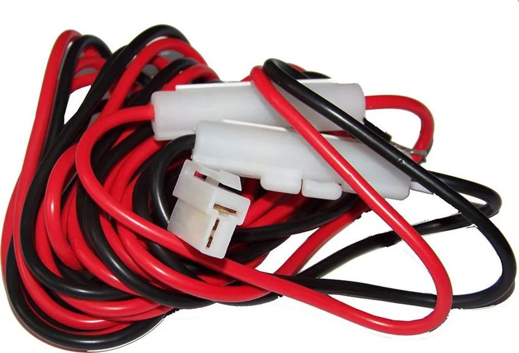 Câble d'alimentation connecteur en T 3m avec porte-fusible 15A inclus