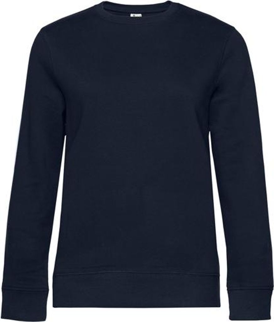 Damen-Sweatshirt - B&C QUEEN CREW NECK - navy blue - Größe S