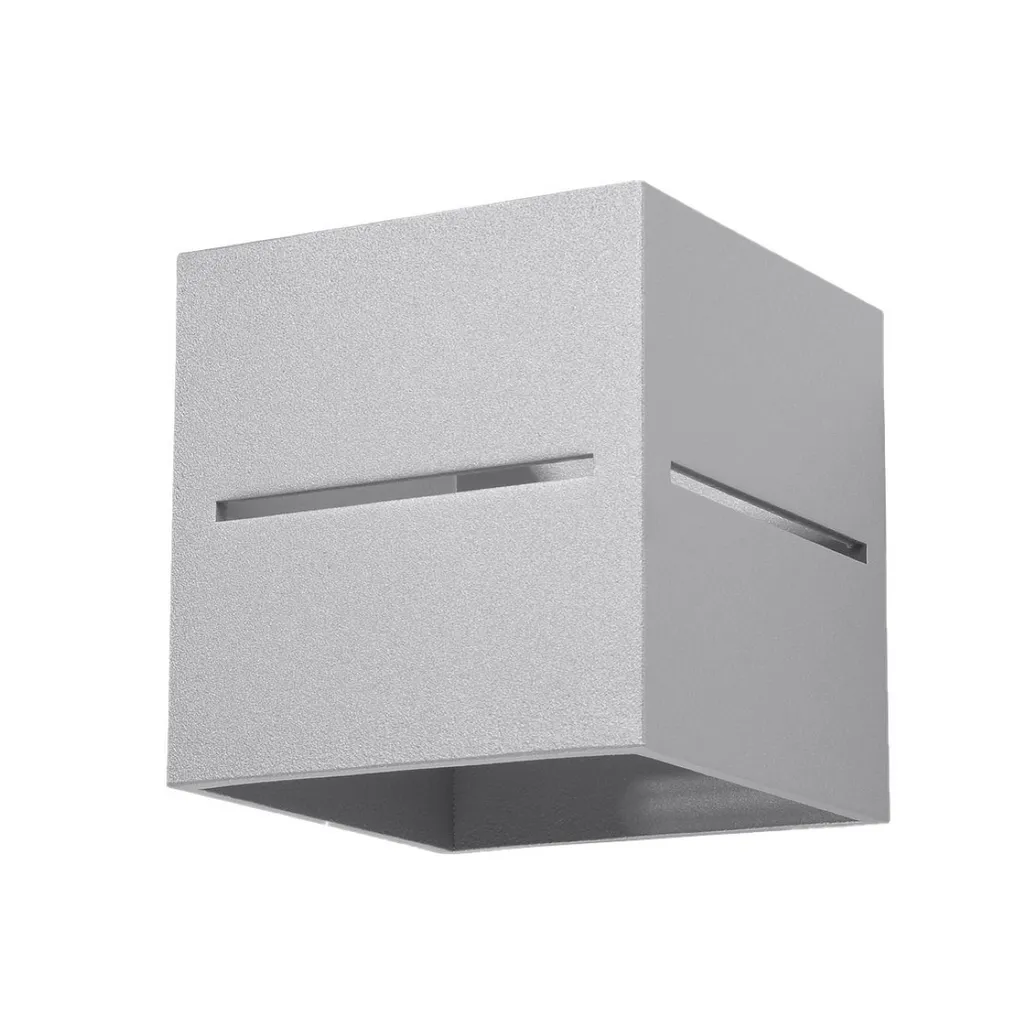 OFFERTA Lampada LOBO Grigio Sollux Lighting - Applique G9 Alluminio