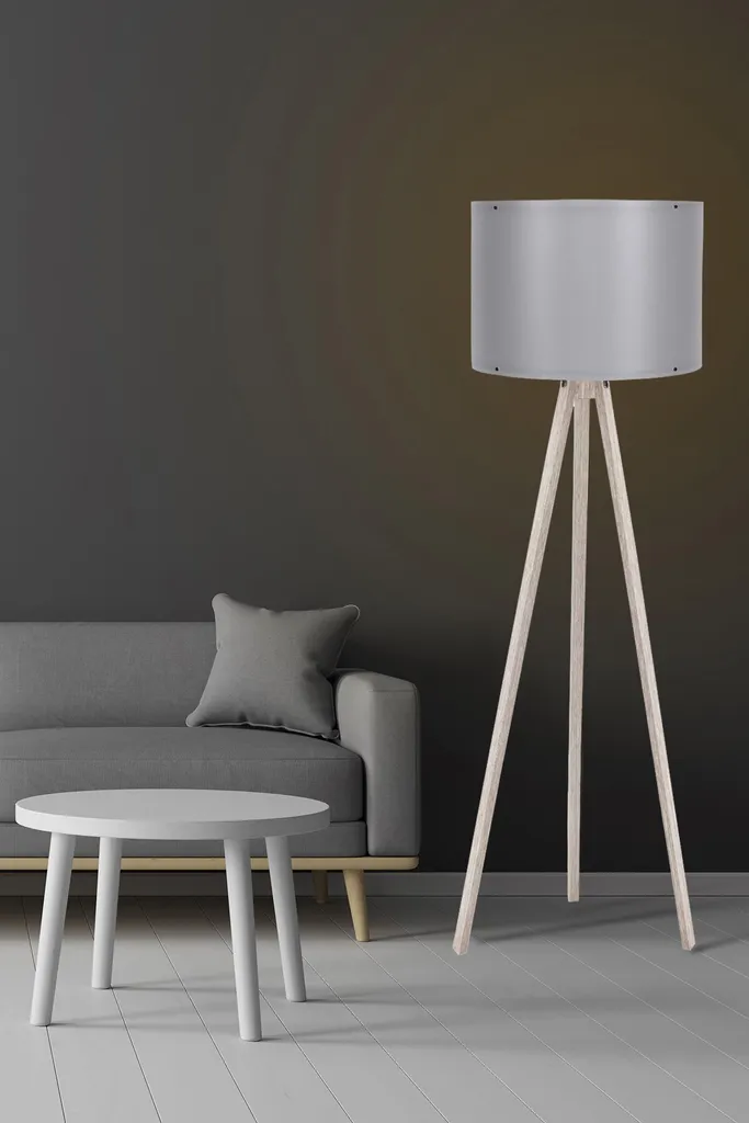 Lampadaire Stable Opviq 118PRL Crème : Solution Éclairage Anti-Éblouissement