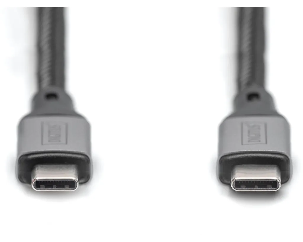 Câble USB4 40Gbit/s DIGITUS 1m Noir avec Power Delivery 100W et Vidéo 8K - 3