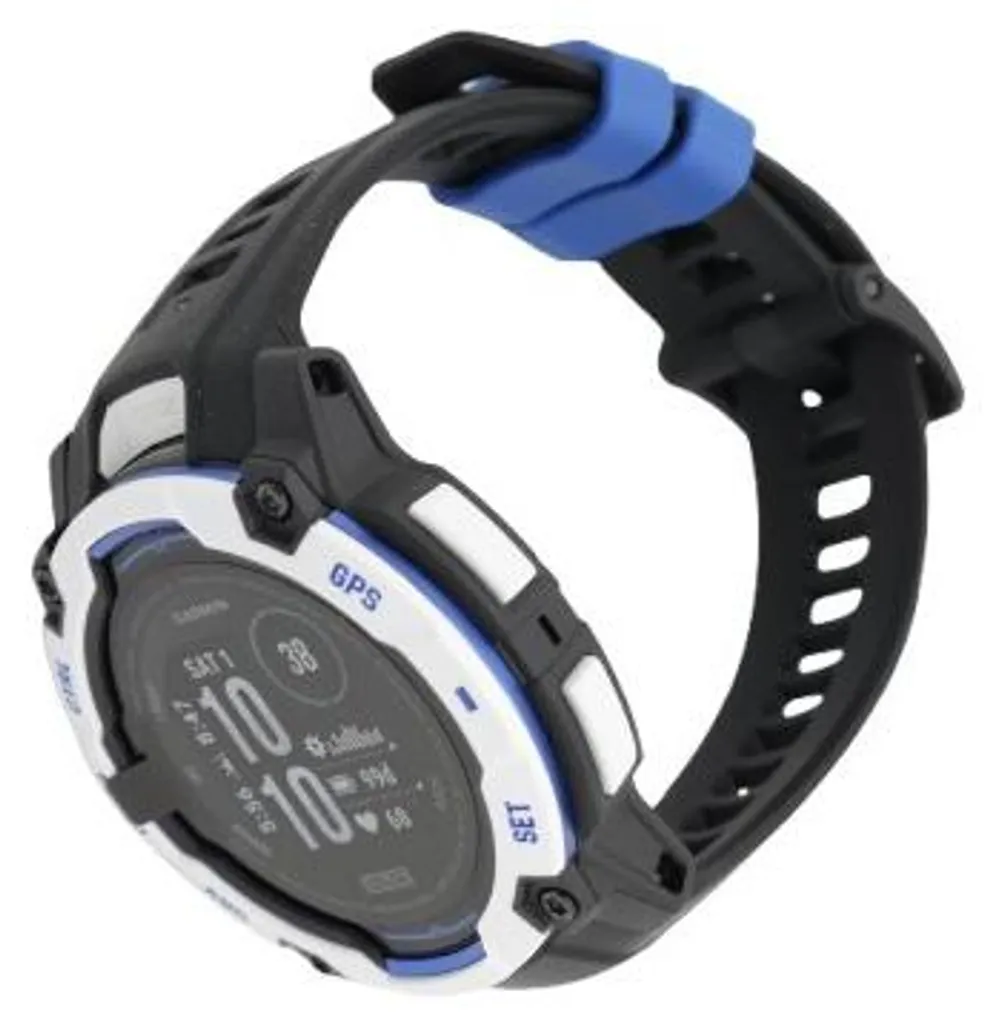 Montre connectée solaire Garmin Instinct 3 GPS antichoc blanche - 10