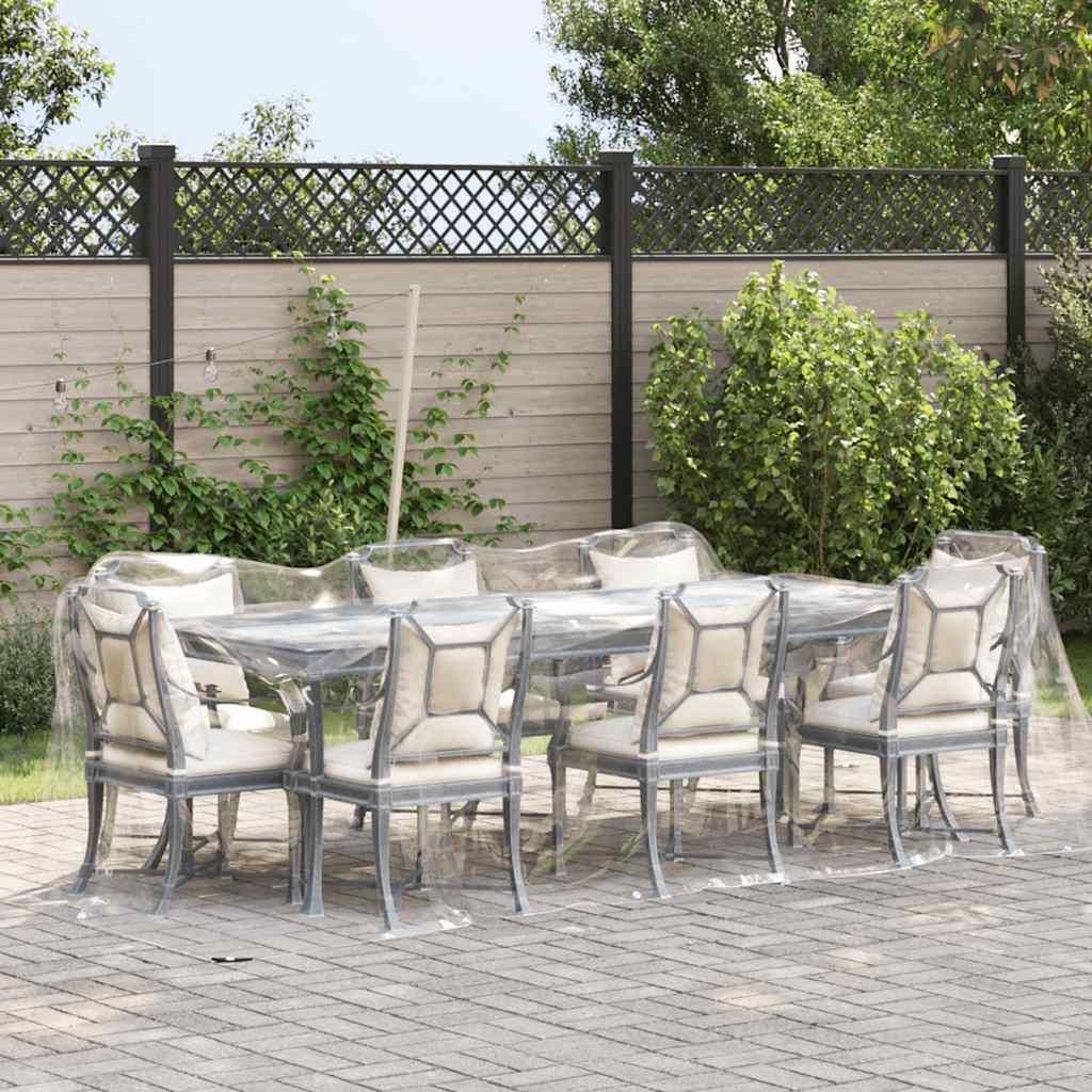 vidaXL Transparente Plane mit Ösen 2x5 m PVC