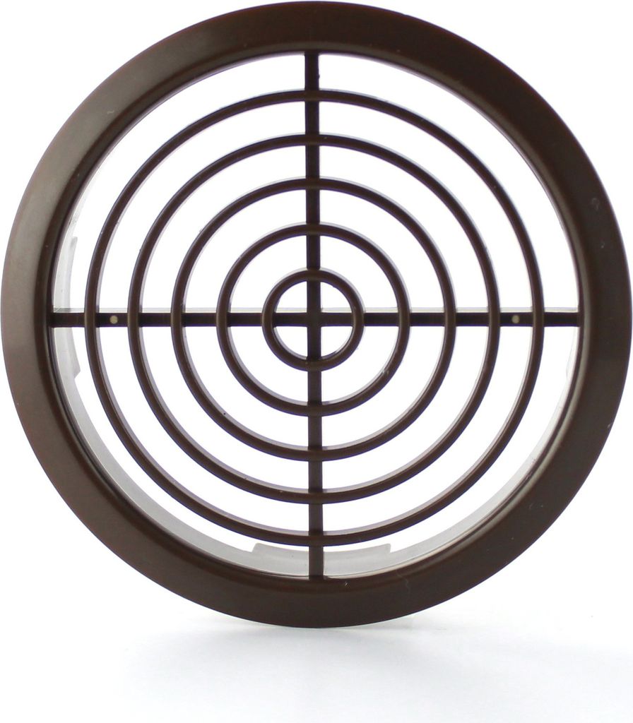 Lüftungsgitter Möbelgitter Belüftungsgitter Abluftgitter Wohnmobil Ø 70 mm braun