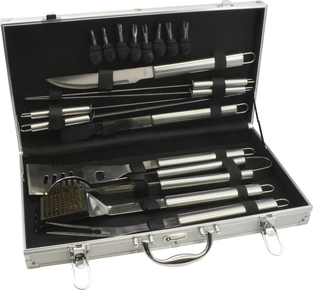 LEOPOLD VIENNA Grillbesteck-Set 18-tlg.