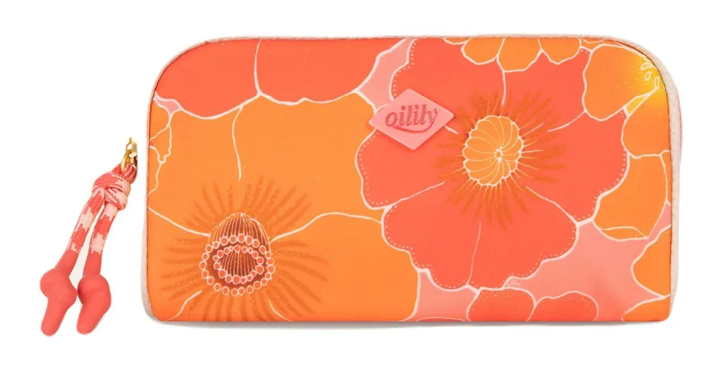 Porte-monnaie compact Oilily Zaza Wallet Shell Pink pour petit sac main