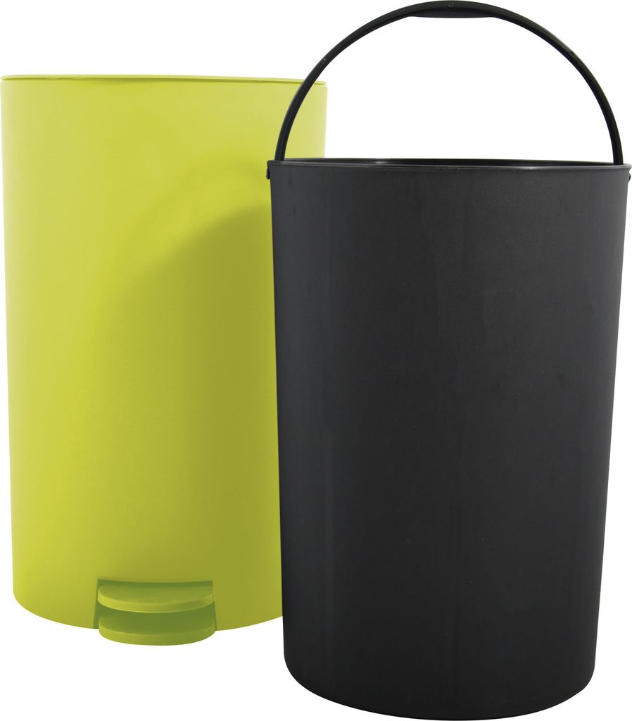 MSV kleiner Treteimer fur Bad/Toilette - apfelgrun - 3L - Produktbild 