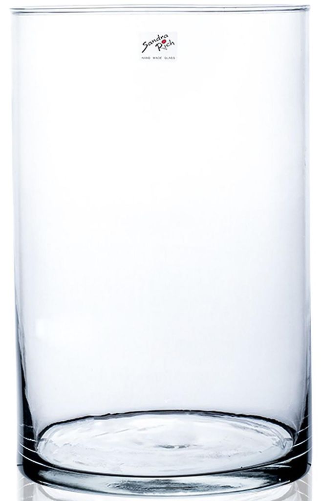 CYLI cylindrical vase - klar - 19x19x30cm - Glas Produktbild 