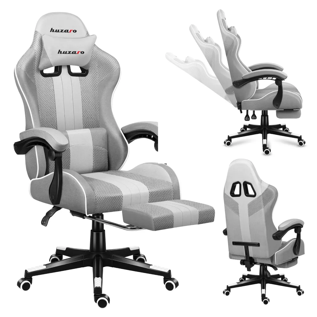 Siège de Bureau pour Gaming et Télétravail Huzaro : Idéal pour Chambre