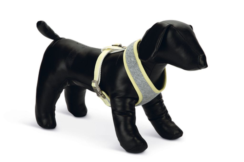Beeztees Welpe Bronda - Hundegeschirr - grau - S