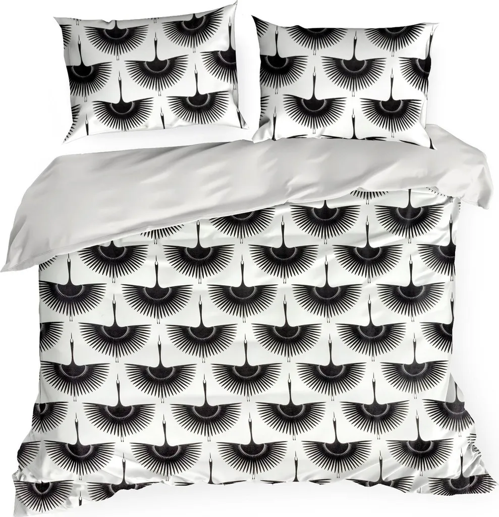 Housse de couette 160x200 cm MAJA avec taies d'oreiller pour lit double