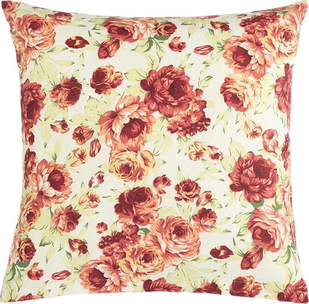 Kissen Berta - 45x45 cm - Rosa,Grün