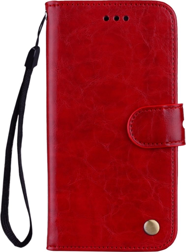 Mobigear Wallet Samsung Galaxy A40 Hülle Klapphülle Geldbörse - Rot