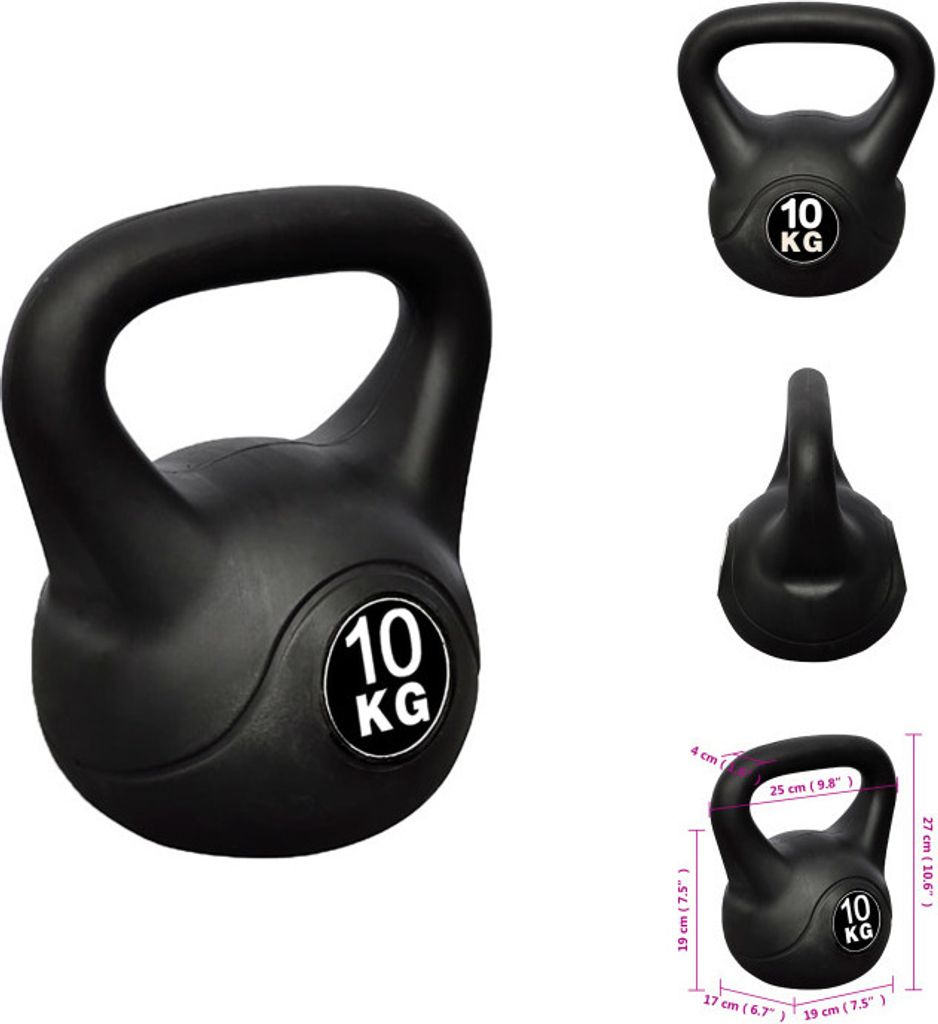 Kettlebell Kugelhantel Trainingshantel Gewicht 10KG - Hanteln & Gewichte