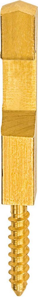 SELVA Pendelhaken aus Messing 4x4 mm Vierkant