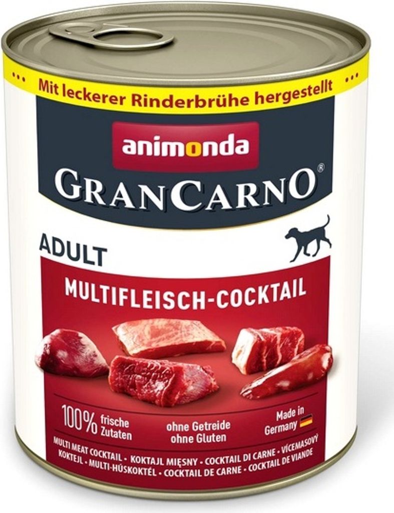 animonda GranCarno multi meat cocktail, Dorosły, Wołowina, Zdjęcie produktu 