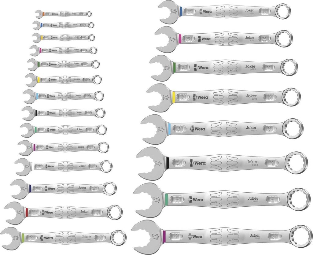 Wera 6003 Joker Set 1 Ringmaulschlüssel-Satz Produktbild 