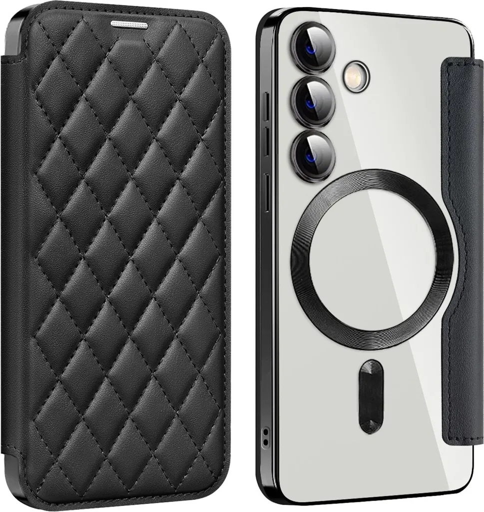 OFFERTA Samsung S25 Plus: Custodia Pelle Magsafe RFID 360° Anti-Urto