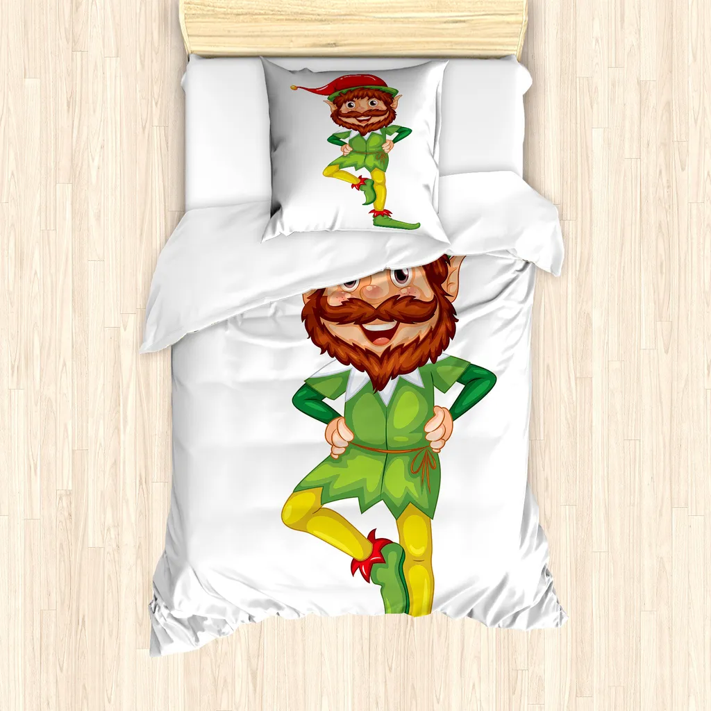 Set Letto Singolo Elf ABAKUHAUS Antiacaro 135x200 + Federa 80x80