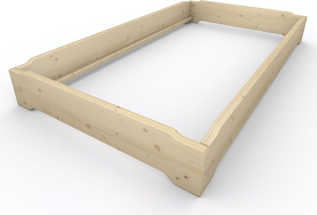 Stapelbett Holzbett (Fichte) "Gäste-Edi" 120 220 21