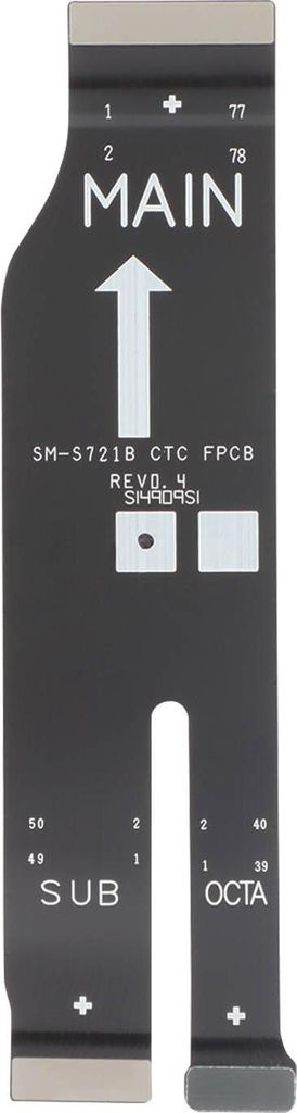 Samsung, Original Hauptflex Motherboard für Galaxy S24 FE Service Pack, Schwarz