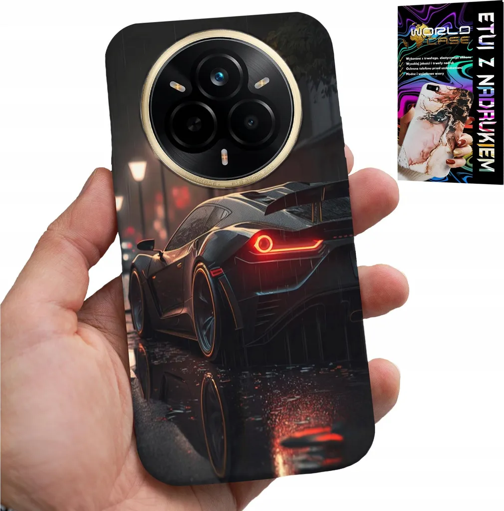 Custodia per Realme 14 Pro 5G - Sport Auto Automobilismo Fan Pellicola protettiva