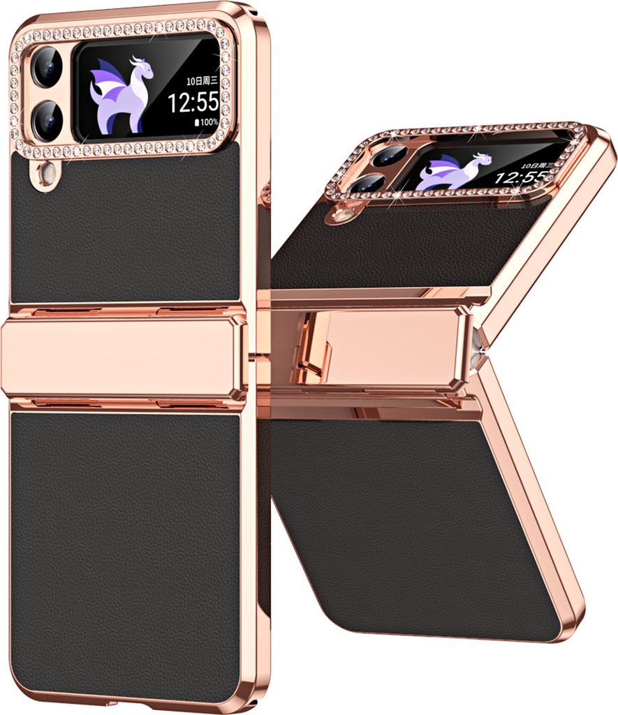 Pouzdro pro Samsung Galaxy Z Flip 4 5G lesklé a diamantovým Obrázek produktu 