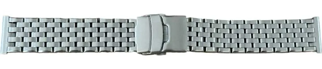 Bracelet 22mm Acier Inox Brossé Buzzufy Maille Mesh Ultra Résistante