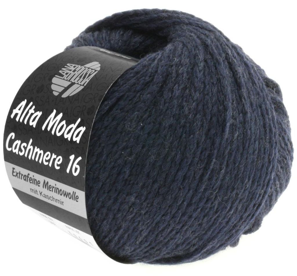 Lana Grossa -  Alta Moda Cashmere 16 0011 nachtblau Produktbild 
