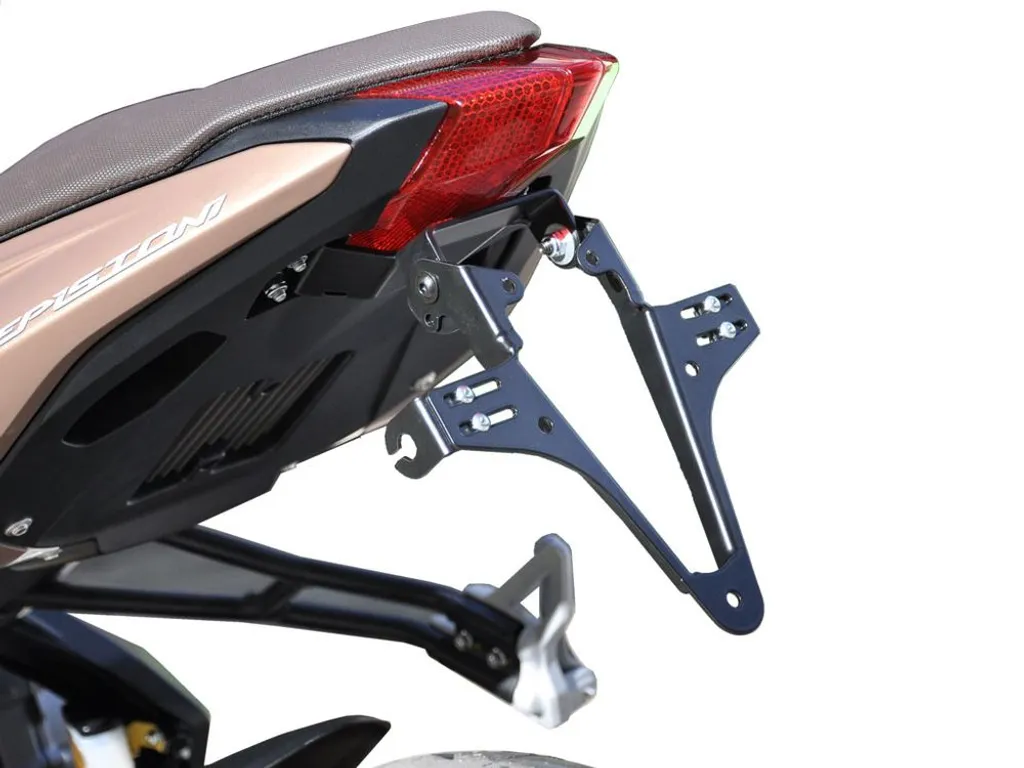 Accessorio MV Agusta Brutale 675: Portatarga Sportivo Zieger Black