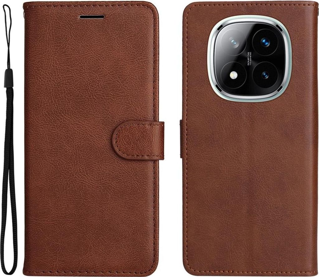 Xiaomi Redmi Note 14 Pro 5G / Pro+ / Poco X7 Hülle - Coverup Klapphülle - Braun