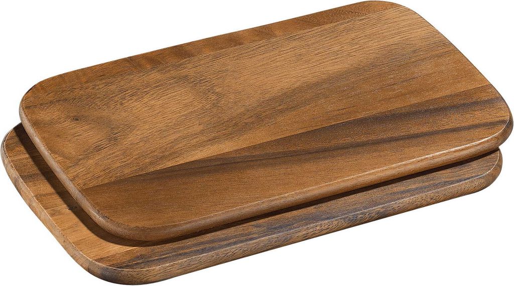 Zassenhaus ontbijtbord set, 2 stuks, acaciahout, model Productafbeelding 