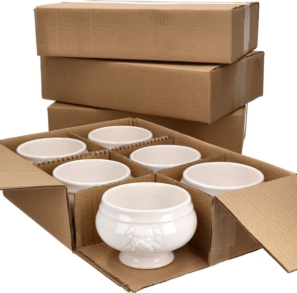 24x LEO Lví hlava Tureens 450ml White 24 Servírovací Obrázek produktu 
