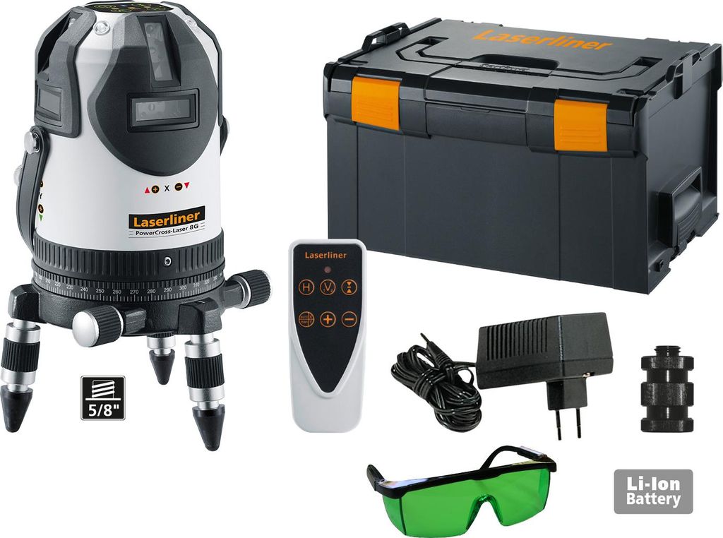 Laserliner Kreuzlinienlaser PowerCross-Laser 8G