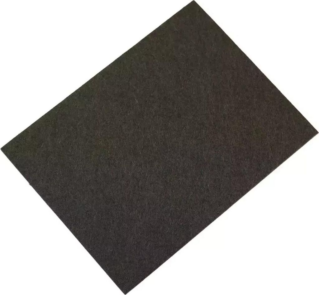 Selbstklebende Filzpads, Satz 12 Stück 25mm, quadratisch, braun